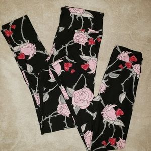 Lularoe Mommy and Me leggings OS & l/xl